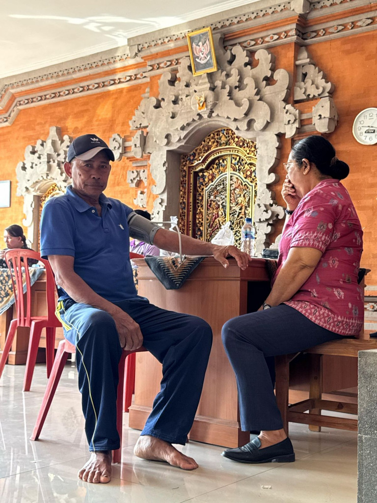 Kegiatan Posyandu Lansia di Banjar Batu